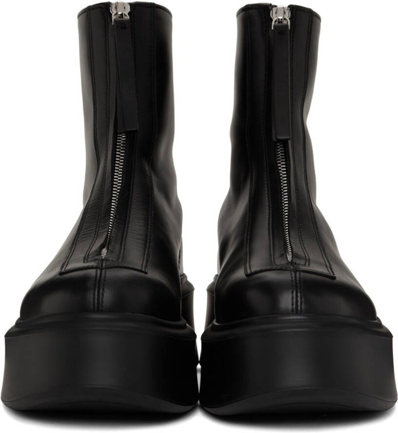 The Row Black Zipped 1 Boots