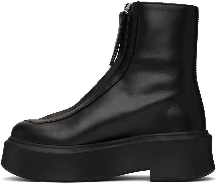 The Row Black Zipped 1 Boots