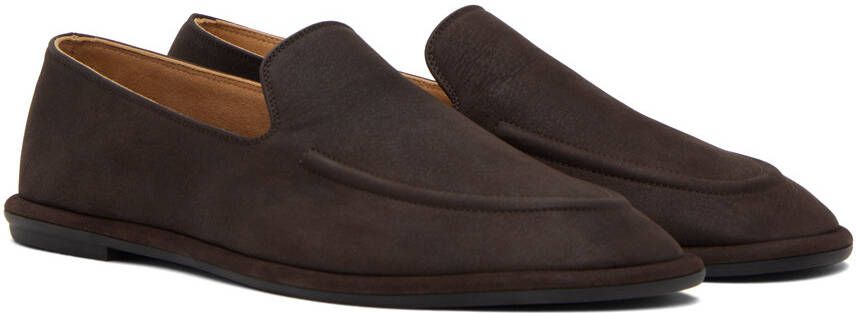 The Row Brown Canal Slippers