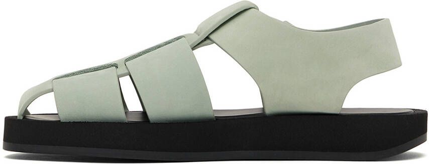 The Row Kids Gray Fisherman Sandals