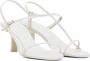 The Row Off-White Bare Heeled Sandals - Thumbnail 4