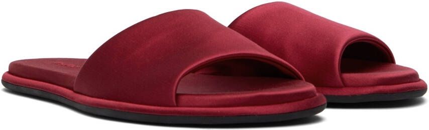 The Row Red Canal Slippers
