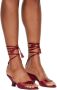 The Row Red Wedge Heeled Sandals - Thumbnail 4