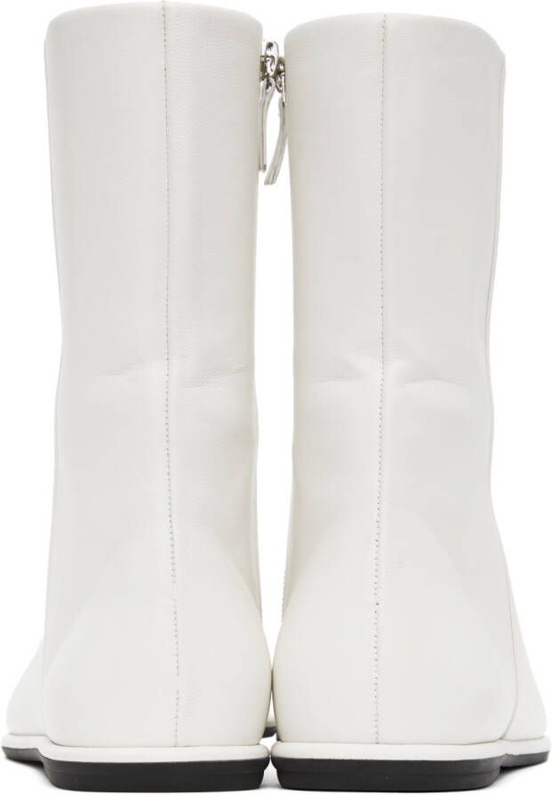 The Row White Canal Boots