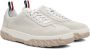 Thom Browne Beige Cable Knit Sole Court Sneakers - Thumbnail 4