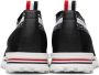 Thom Browne Black & White Trompe L'œil Longwing Sneakers - Thumbnail 2