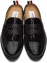 Thom Browne Black Lightweight Sole Slip-On Penny Loafers - Thumbnail 5