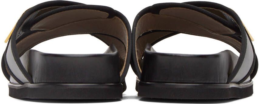 Thom Browne Black Loafer Sandals