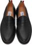 Thom Browne Black Pebble Grained Penny Loafers - Thumbnail 4