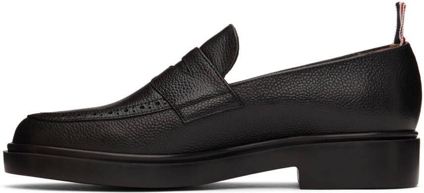 Thom Browne Black Penny Loafers