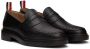Thom Browne Black Penny Loafers - Thumbnail 4