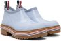 Thom Browne Blue Garden Chelsea Boots - Thumbnail 4
