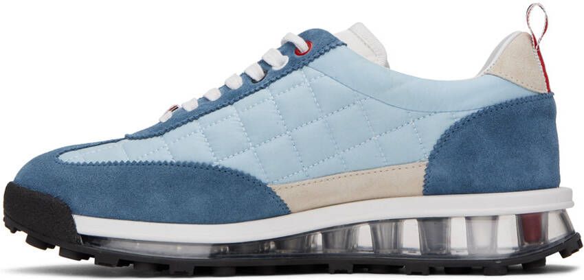 Thom Browne Blue Quilted Tech Runner Sneakers