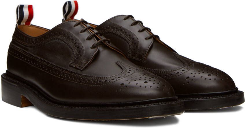 Thom Browne Brown Classic Longwing Oxfords
