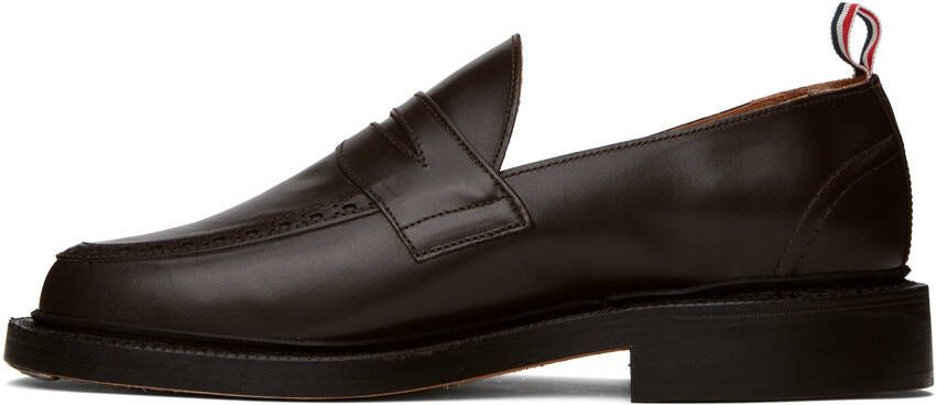 Thom Browne Brown Classic Penny Loafers