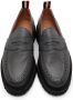 Thom Browne Grey Classic Penny Loafers - Thumbnail 5