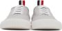 Thom Browne Grey Heritage Vulcanized Sneakers - Thumbnail 2