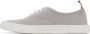 Thom Browne Grey Heritage Vulcanized Sneakers - Thumbnail 3