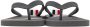 Thom Browne Grey RWB Stripe Flip Flops - Thumbnail 2