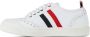 Thom Browne Kids White Side Stripe Low Sneakers - Thumbnail 3