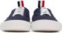 Thom Browne Navy Heritage Vulcanized Sneakers - Thumbnail 2