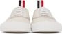 Thom Browne Off-White Heritage Vulcanized Sneakers - Thumbnail 2