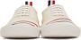 Thom Browne Off-White RWB Stripe Heritage Sneakers - Thumbnail 2