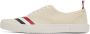 Thom Browne Off-White RWB Stripe Heritage Sneakers - Thumbnail 3