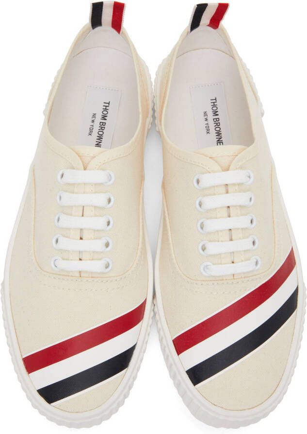 Thom Browne Off-White RWB Stripe Heritage Sneakers