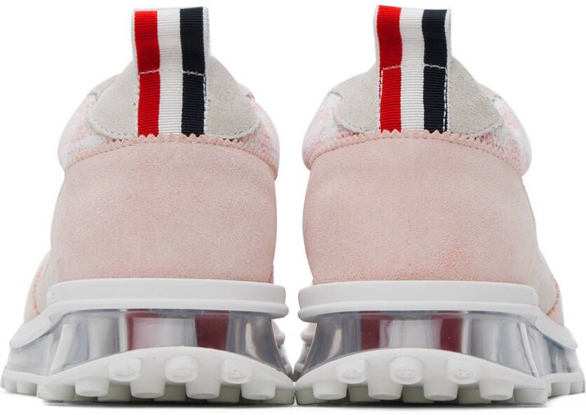 Thom Browne Pink & White Tech Sneakers