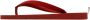 Thom Browne Red RWB Stripe Flip Flops - Thumbnail 3