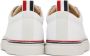 Thom Browne White Calfskin Sneakers - Thumbnail 2