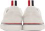 Thom Browne White Field Low-Top Sneakers - Thumbnail 2