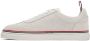 Thom Browne White Field Low-Top Sneakers - Thumbnail 3