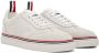 Thom Browne White Field Low-Top Sneakers - Thumbnail 4