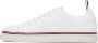 Thom Browne White Leather Tennis Sneakers - Thumbnail 3