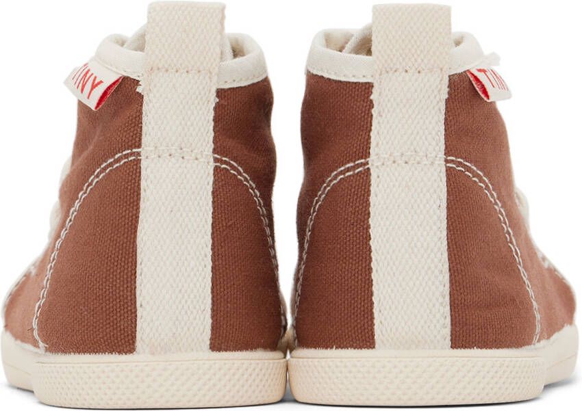 TINYCOTTONS Baby Brown Solid Sneakers