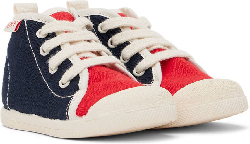 TINYCOTTONS Baby Navy Color Block Sneakers