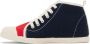 TINYCOTTONS Kids Navy Color Block Sneakers - Thumbnail 3