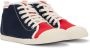 TINYCOTTONS Kids Navy Color Block Sneakers - Thumbnail 4