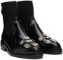 Toga Pulla Black Embellished Chelsea Boots - Thumbnail 4