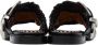 Toga Pulla Black Pin-Buckle Sandals - Thumbnail 2