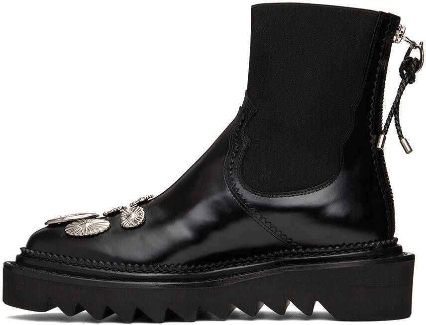 Toga Pulla Black Side Gore Metal Boots