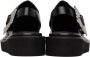 Toga Pulla Black Square Buckle Sabot Loafers - Thumbnail 2