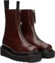 Toga Pulla Burgundy Side Gore Zip Boots - Thumbnail 4