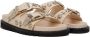 Toga Pulla SSENSE Exclusive Beige Buckle Sandals - Thumbnail 4