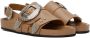 Toga Pulla SSENSE Exclusive Beige Hardware Sandals - Thumbnail 4