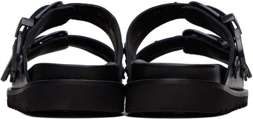 Toga Pulla SSENSE Exclusive Black Buckle Sandals