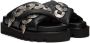 Toga Pulla SSENSE Exclusive Black Cross Strap Flat Sandals - Thumbnail 4