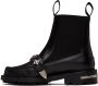 Toga Pulla SSENSE Exclusive Black Embellished Chelsea Boots - Thumbnail 3